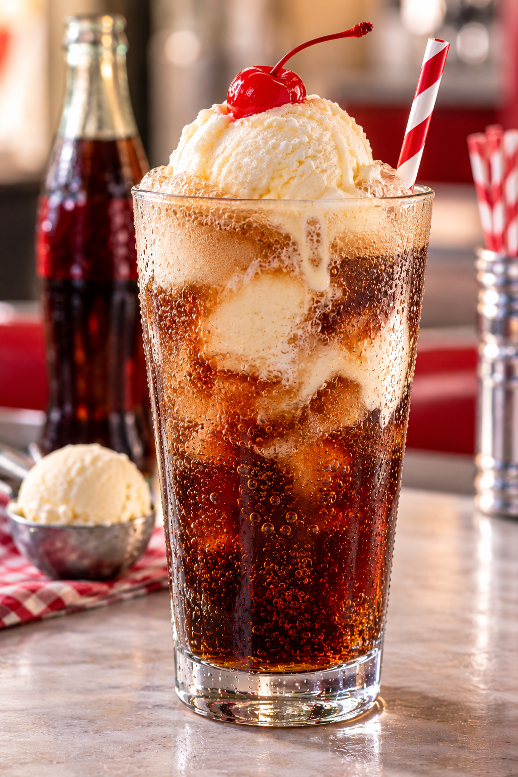 🍨 Refresco flotante Coca-Cola